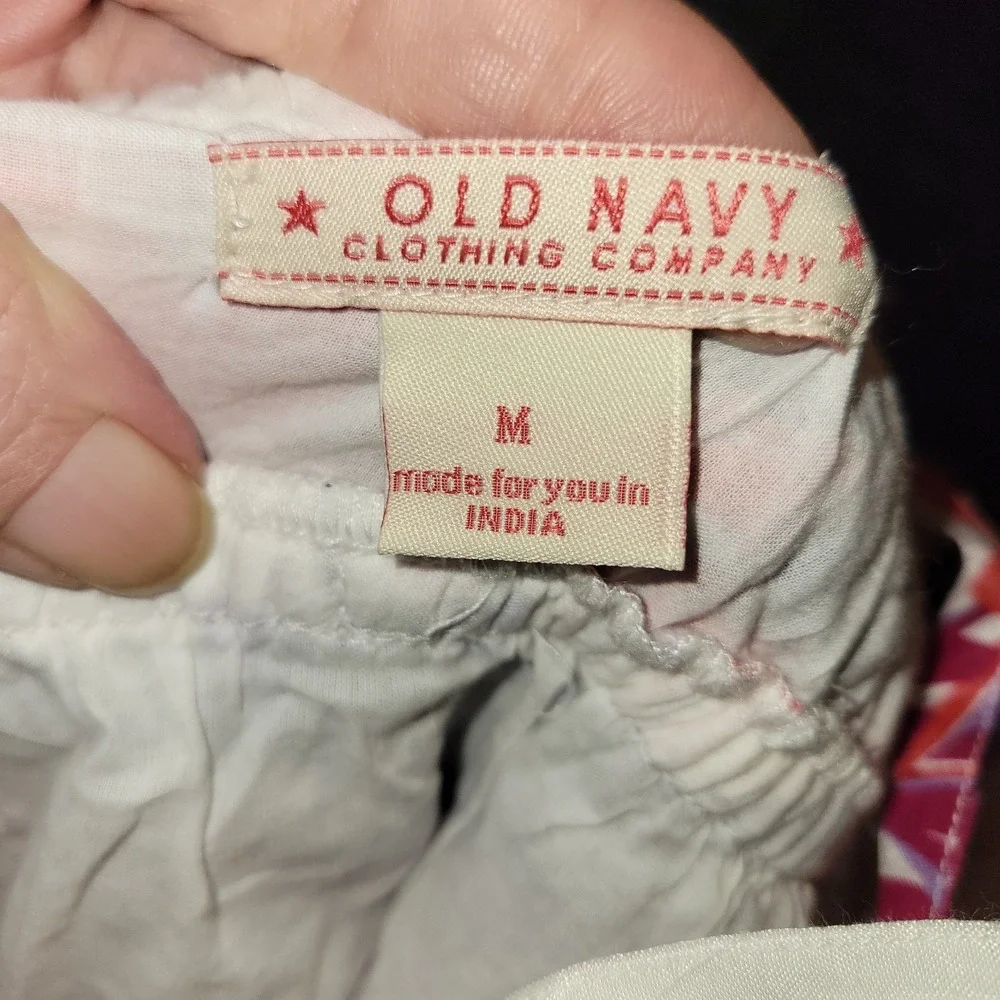 Old‎ Navy Girls Floral Halter Dress Size M Pink Purple Tropical Sundress
